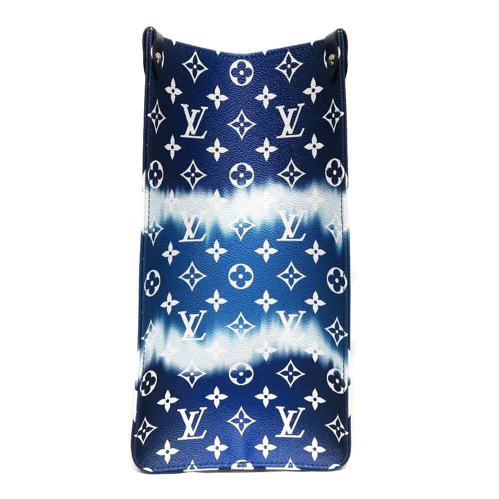 LOUIS VUITTON OnTheGo Handbag Tote Bag Blue Escale Spring Summer - Picture 4 of 11